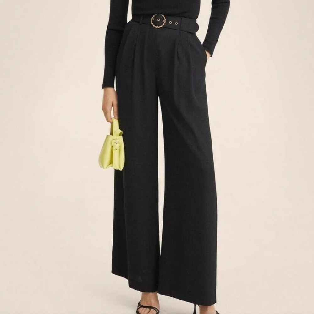 ๐๏ธ Mango Wide Leg Smart 312 Pants - Picture 2 of 15
